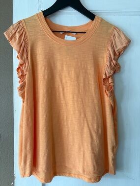 Melissa Nepton Aurora Cantaloupe Orange Large NWT